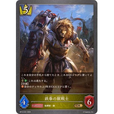 画像1: 鉄拳の獣戦士【GR】{BP12-021}